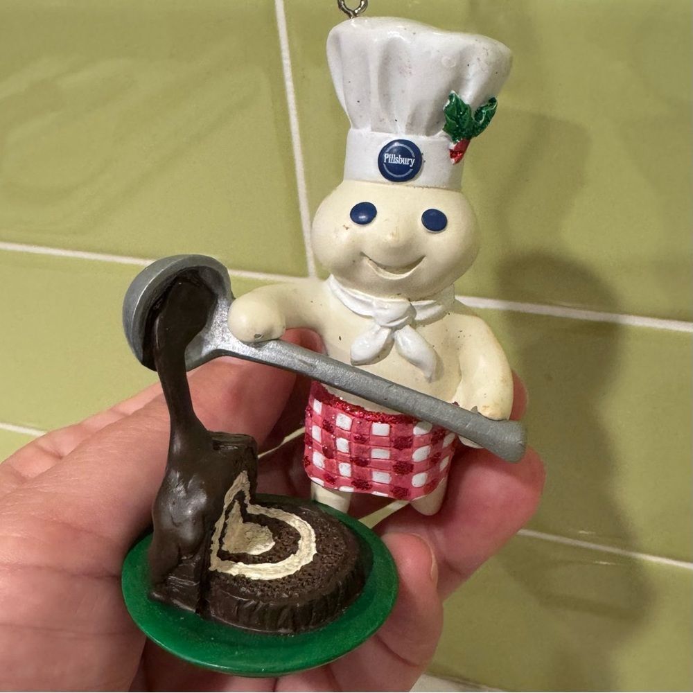 Danbury Mint The Pillsbury Doughboy Glitter Ornament - No Box